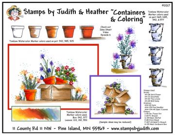 #064 Idea Sheet "How To" Episode 6 "Containers & Coloring"